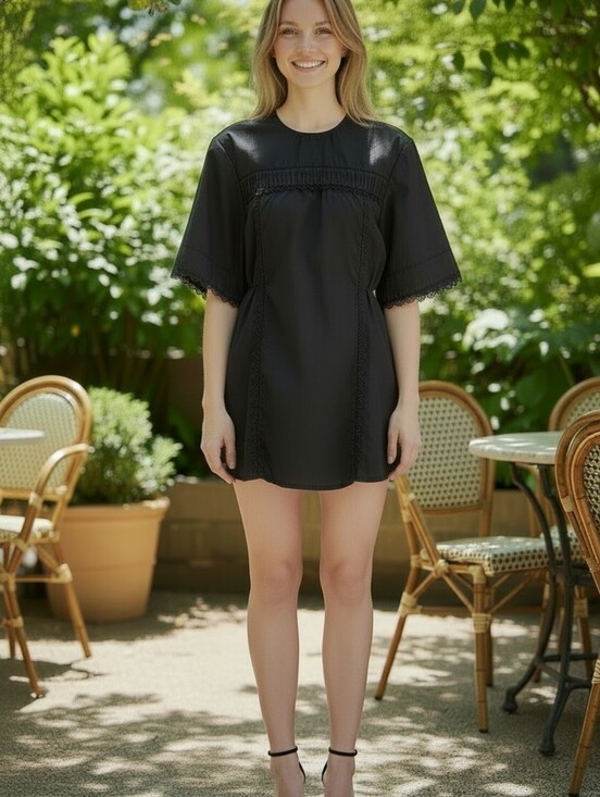 Ulla Johnson Dresses & Skirts - Ulla Johnson Black Diyana Tunic Noir